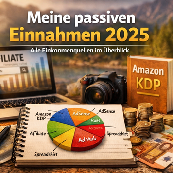 Meine passiven Einnahmen im Jahr 2025 – Alle Einkommenquellen im Überblick.